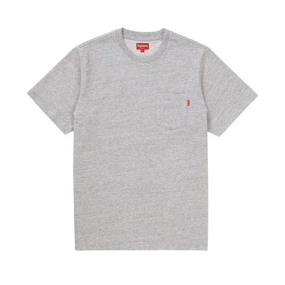 Supreme Other - Supreme SS Pocket Tee Cut & Sewn - Grey